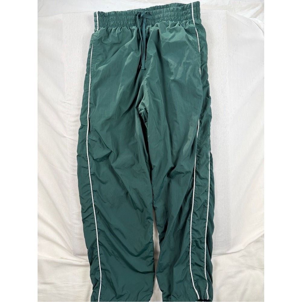 Hollister Sea Moss Green‎ Nylon Windbreaker Track Pants Joggers Women's XS